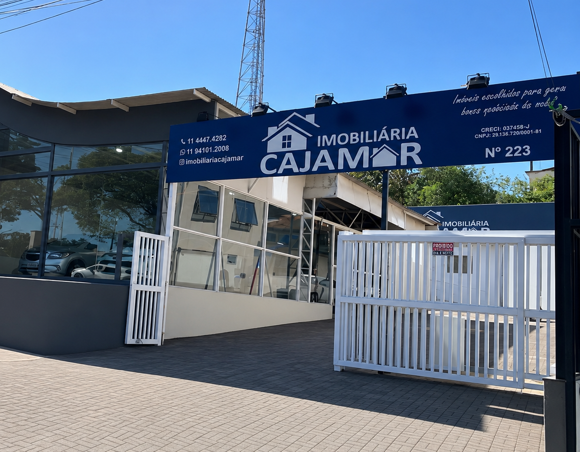 Fachada da Imobiliária Cajamar